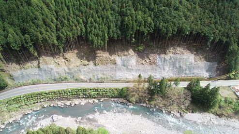 令和元年度道路防災国交付金事業(防災・安全交) (国) 152号道路防災工事(大井工区A286・A288)