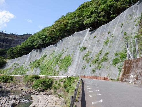 令和3年度(主)伊東西伊豆線災害防除工事(防護網工)