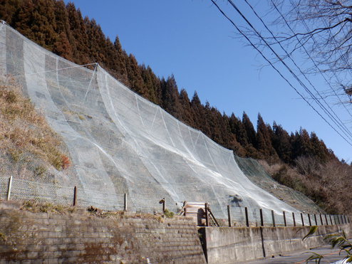 道路橋りょう維持（災防）工事 （防護網